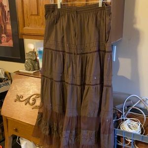 Brown skirt XL